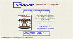 Desktop Screenshot of fundrummyconundrum.com